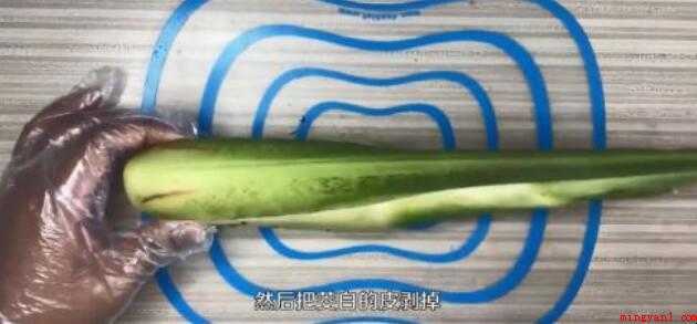 茭白如何去皮