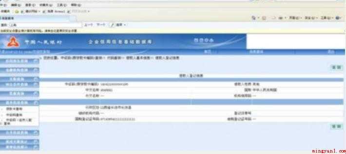 企业中征码怎么查