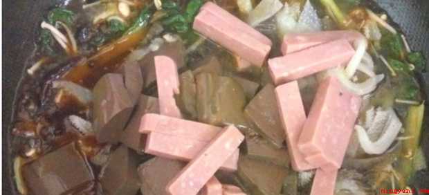 如何制作家常毛血旺