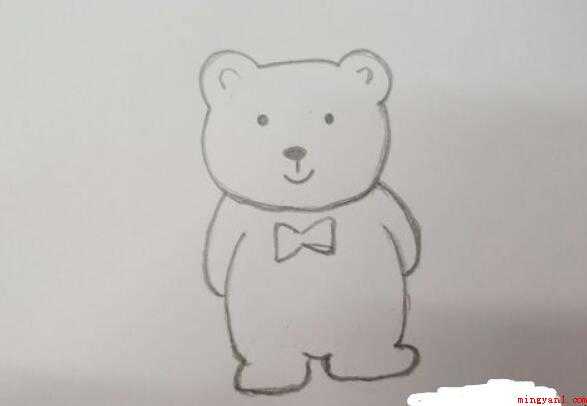 简笔画小熊怎么画