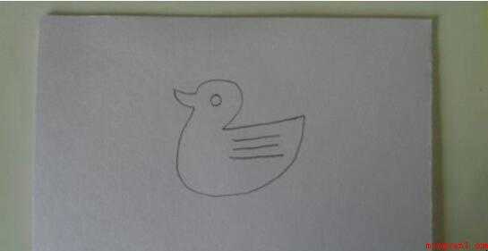 小鸭子简笔画怎么画