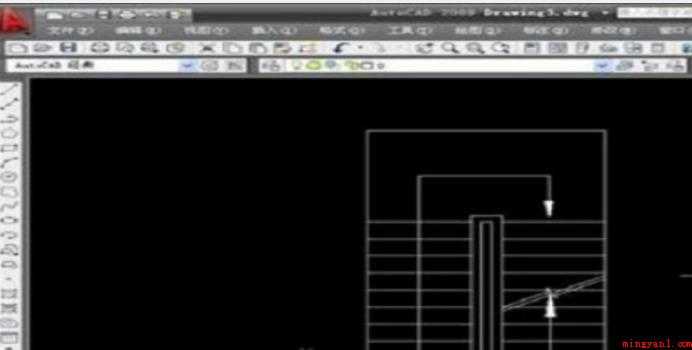 CAD如何绘制室内楼梯的平面图