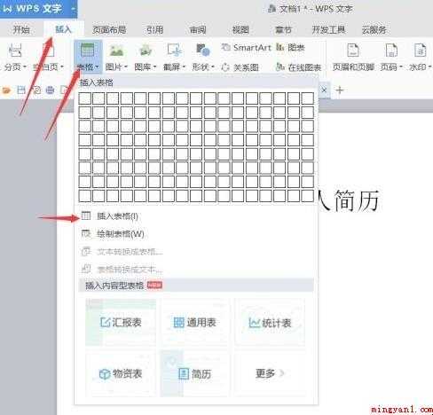 怎样制作本人的简历