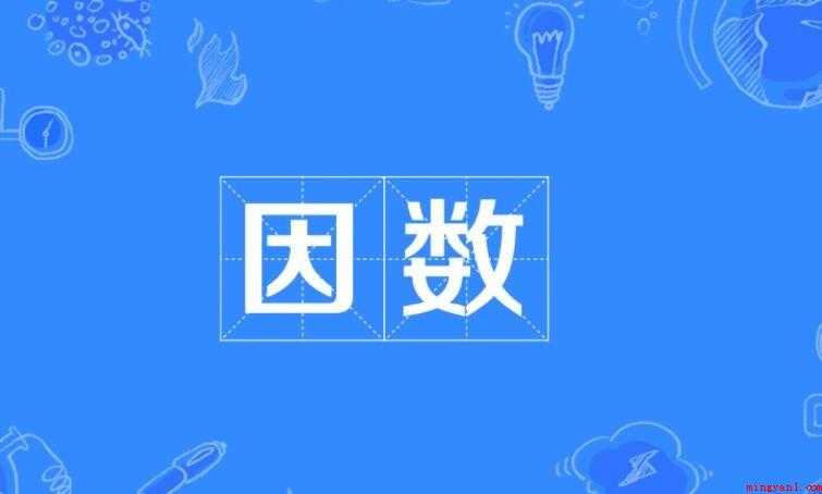 因数是什么
