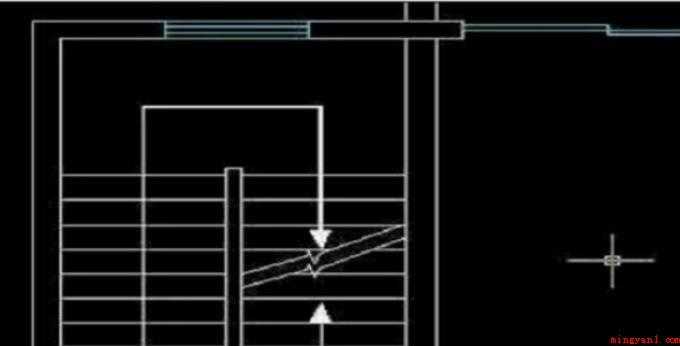 CAD如何绘制室内楼梯的平面图
