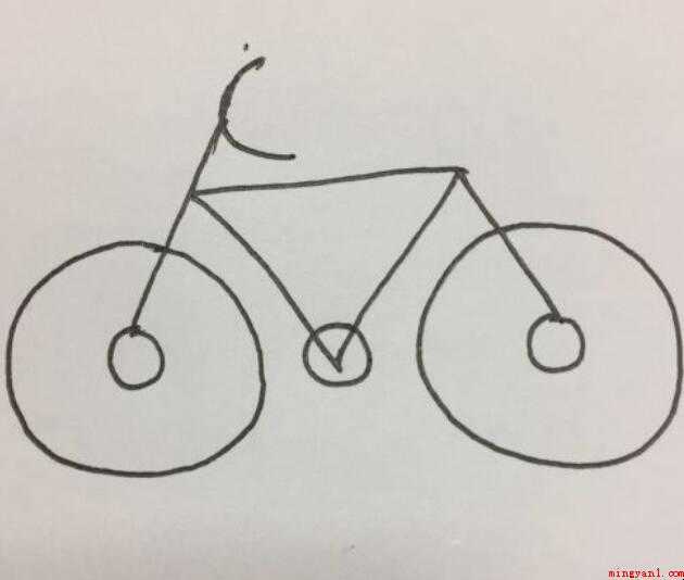 简笔画自行车怎么画