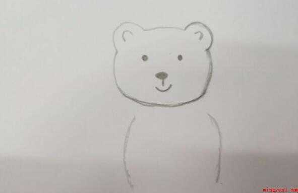 简笔画小熊怎么画