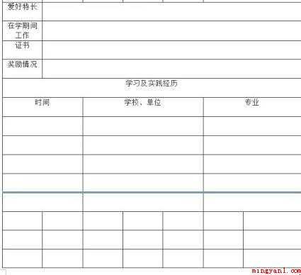 怎样制作本人的简历