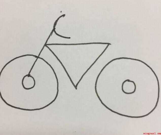 简笔画自行车怎么画