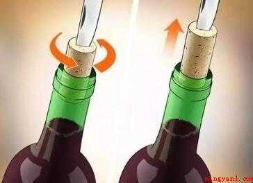 没有开瓶器如何开红酒