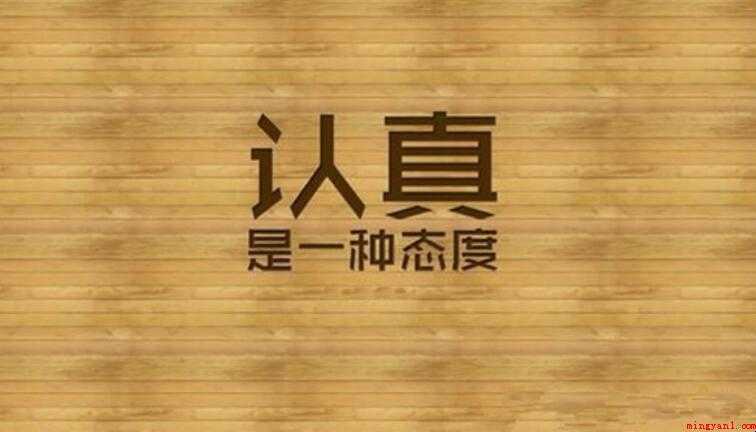 认真的意思是什么