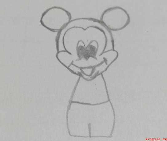 米老鼠简笔画怎么画