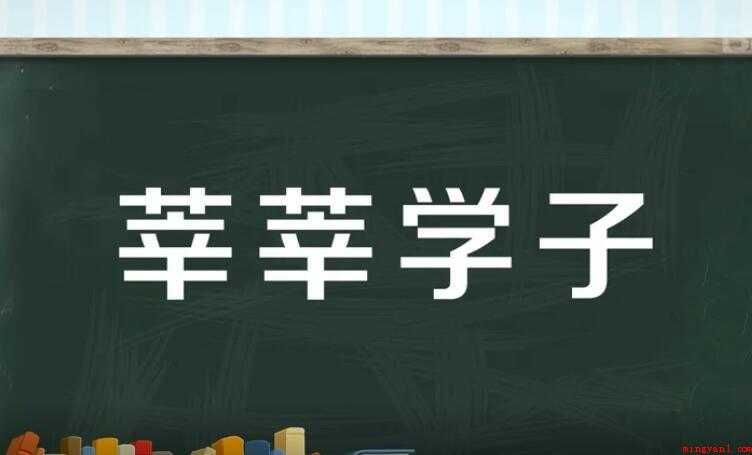 莘莘学子怎么造句