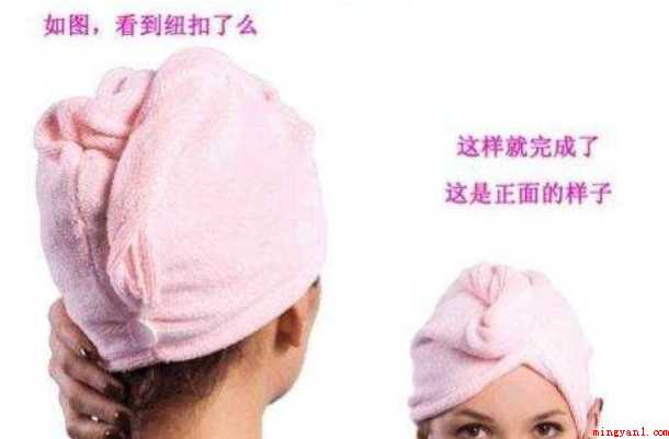 如何使用干发帽