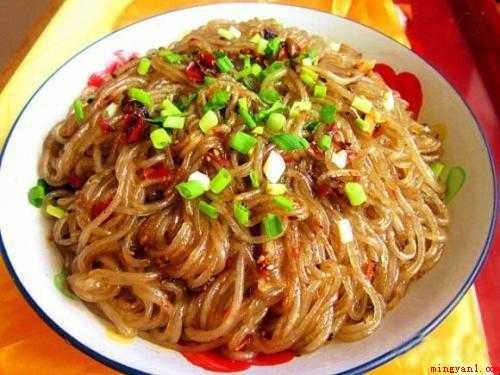 凉拌红薯粉怎样做