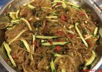 凉拌红薯粉怎样做