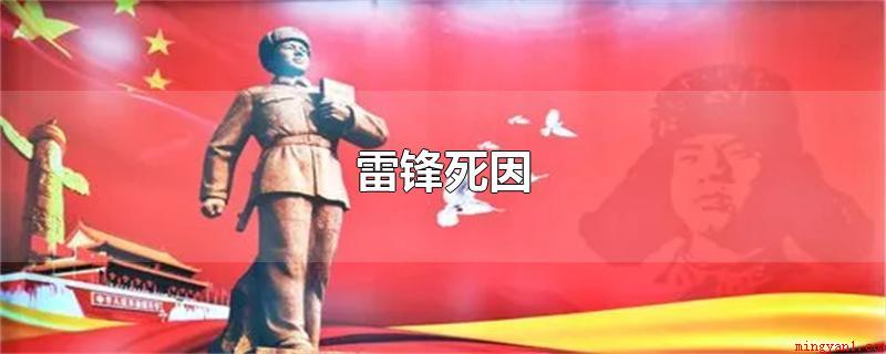 雷锋死因(雷锋精神刻苦钻研的)