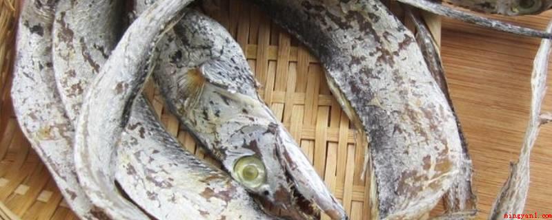 带鱼干怎么做好吃又简单(海鱼用小水泡发,除掉背鳍及其内脏器官,清理整洁后,干水分预留)