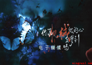 你说机械做的心会梦到电子蝴蝶吗是什么歌 《念破》完整版歌词在线听歌 你说机械做的心会梦到电子蝴蝶吗是什么歌(你说机械做的心会梦到电子蝴蝶吗是什么歌念破)