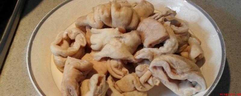 大肠怎样处理才干净(猪肠是用以运输和吸收吃的食物的)