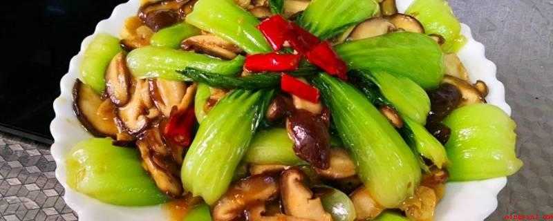 香菇油菜怎么做（小油菜割开洗净,浸盆预留。）