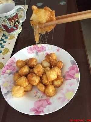 拔丝奶豆腐做法