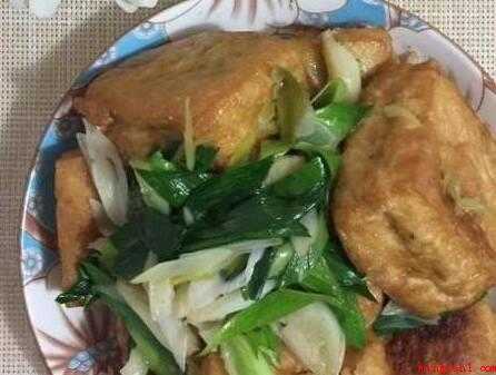 炸豆腐怎么炒好吃