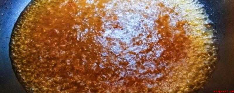 卤水的糖色怎么炒(白糖1碗,半碗清水,不粘锅)