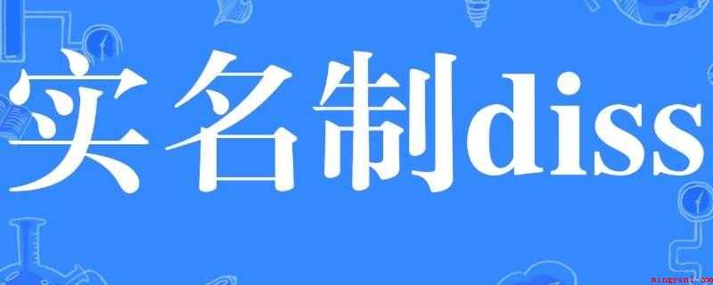 实名制diss是什么意思