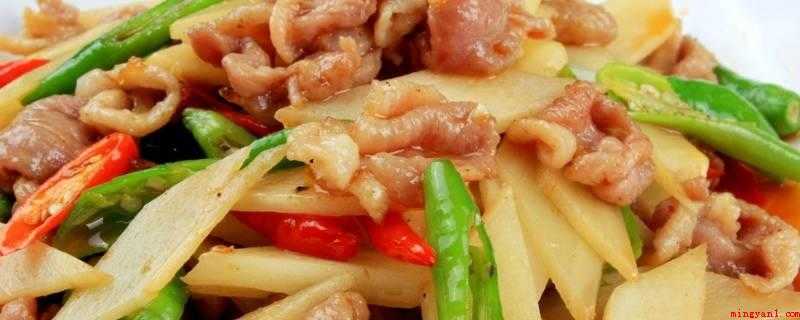 土豆片炒肉怎么做(土豆、猪瘦肉,简单又好吃)