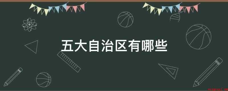 五大自治区有哪些(内蒙古自治区,新疆,西藏自治)