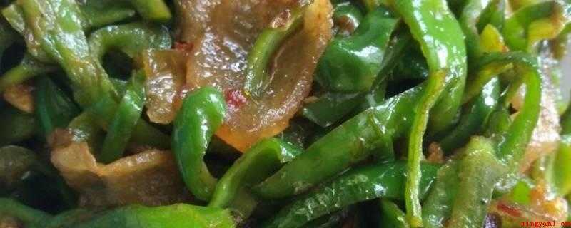 怎么炒肥肉(腊肉、青椒、豆瓣酱一小勺,酱油几滴)
