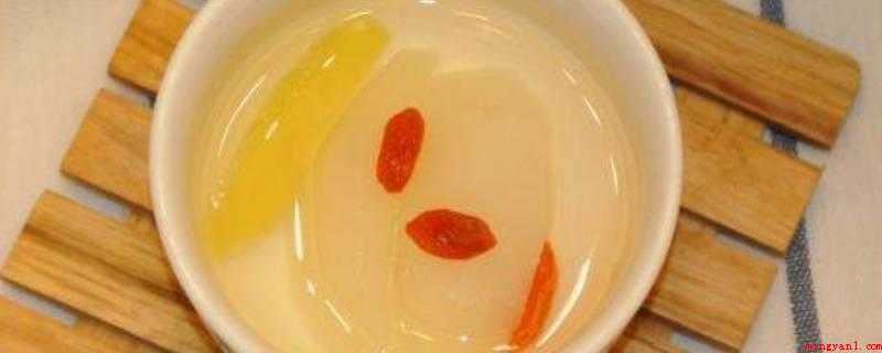 姜汤怎么做（枸杞、冰糖各适量的配料）
