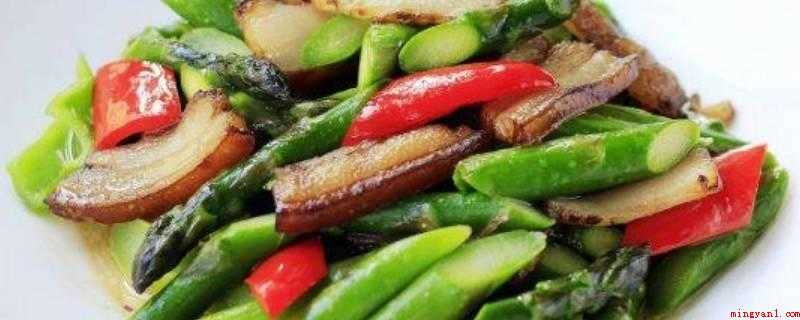芦笋炒肉怎么做