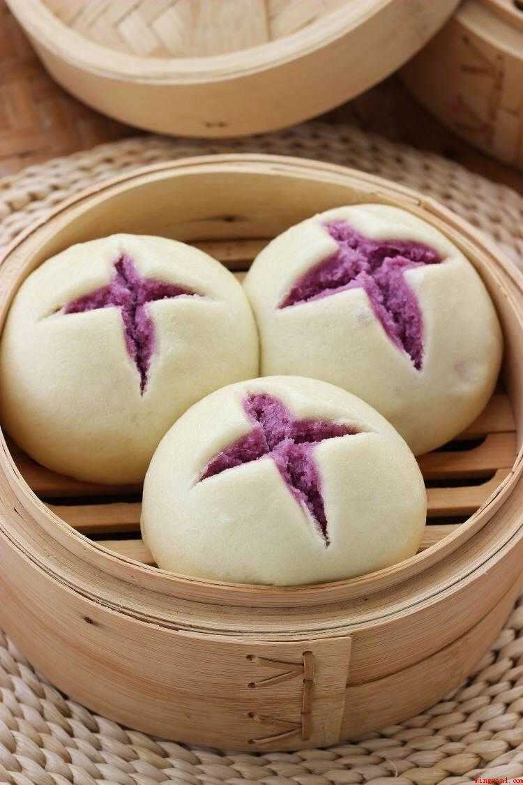用紫薯做简单的美食(紫薯泥白砂糖的做法步骤)