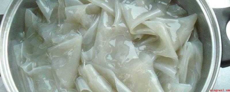 干粉皮泡多久(粉皮的功效与作用_健康频道)