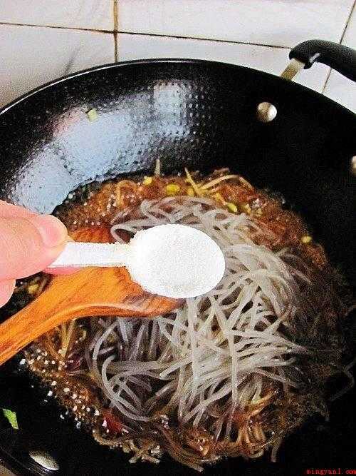 豆芽粉丝怎么炒好吃