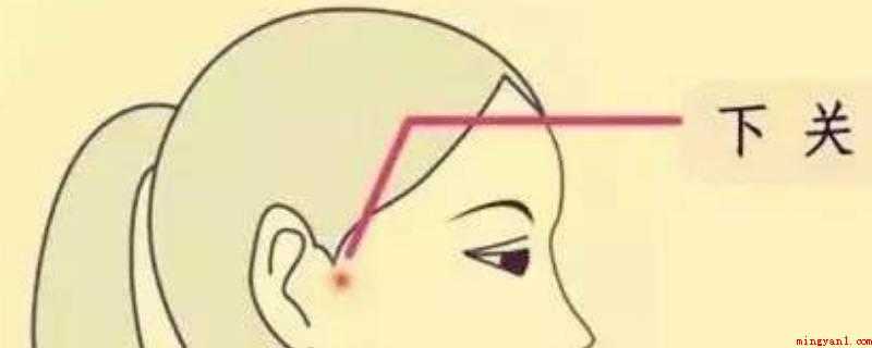 下关的准确位置怎么找