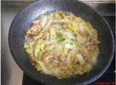 肉渣怎么做好吃(猪肉半斤,香菜2根。白菜1半个西红柿,青红椒1盐适量,酱油适)