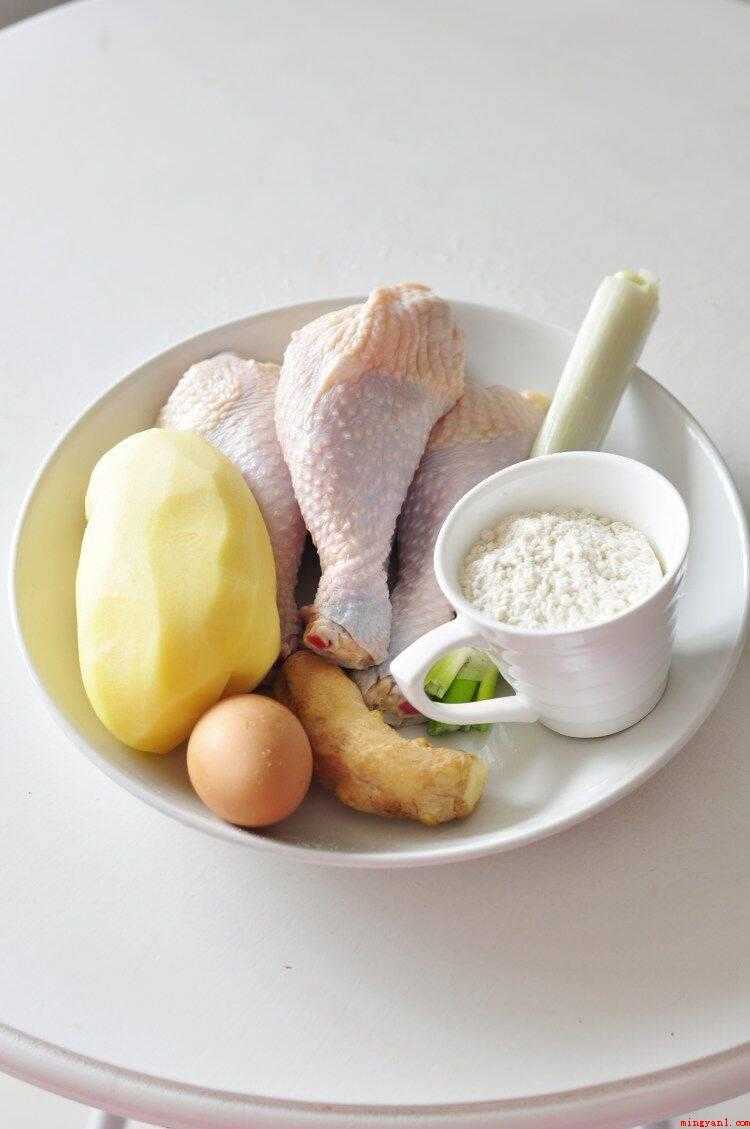 鸡腿怎么弄才好吃(鸡腿一个挂上鸡蛋土豆糊)