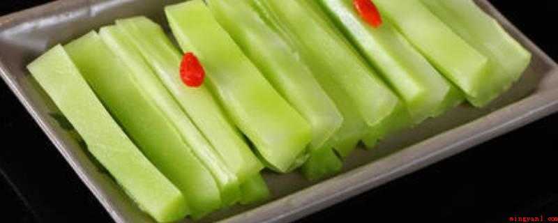 清炒莴笋怎么炒（鸡胸肉片的营养价值,每500克鲜莴笋叶中(北京地区)）