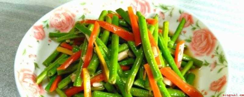 炒豇豆怎么做好吃(豇豆的嫩豆荚和豆粒美味可口)