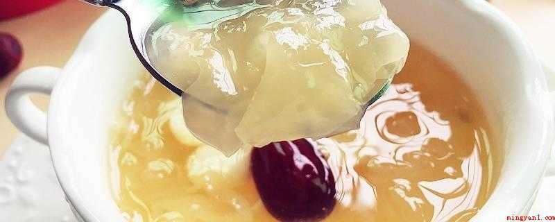 银耳莲子羹一周吃几次