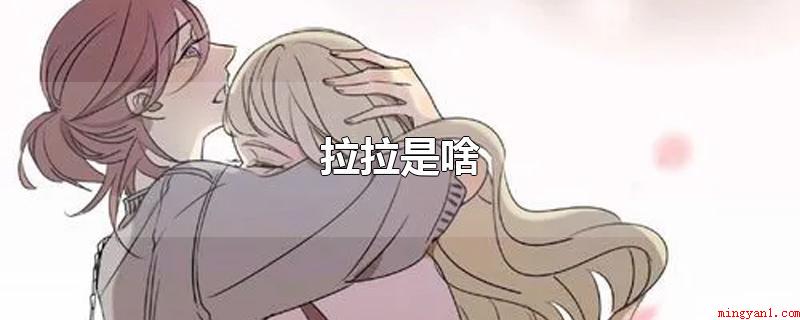 拉拉是啥(拉拉是啥 女同性恋依据性别气质)