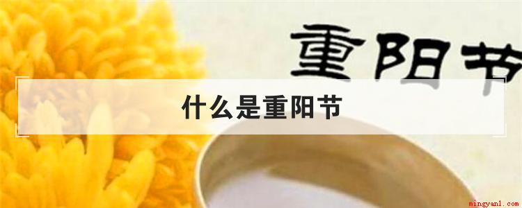 什么是重阳节(重阳节的具体日子和典故)