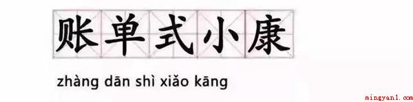 账单式小康是什么梗(账单式小康意思、出处、含义介绍)