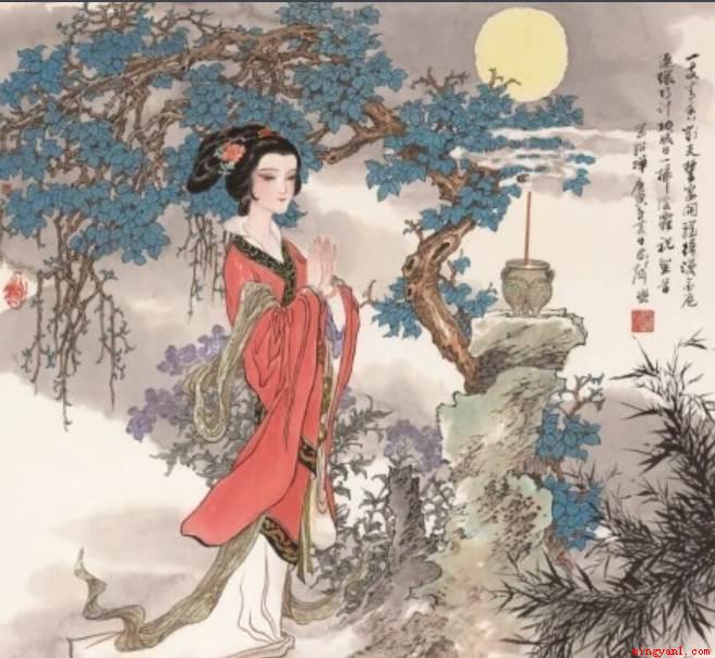 羞花指的是哪位美女？（羞花指的是四大美女之一的杨玉环）