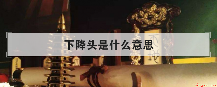 下降头是什么意思(南洋十大降头是什么意思)