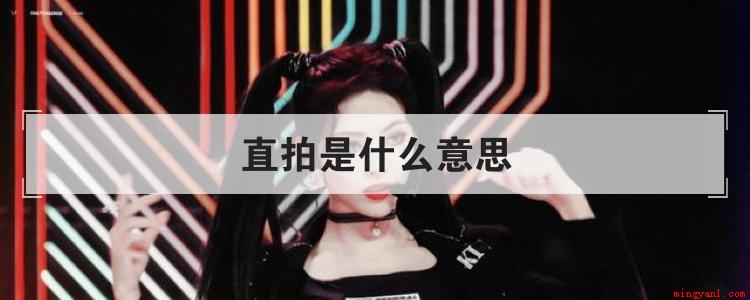 直拍是什么意思（指兵乓球打法的一种“直拍”握拍方式）