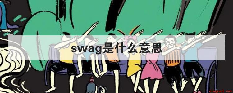 swag是什么意思(swag网络流行词,是hiphop圈常见的用来夸一个人很酷很)